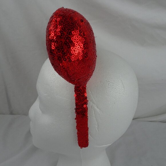 Disney Minnie Mouse Ears Red Sequin Headband - Picture 2 of 10